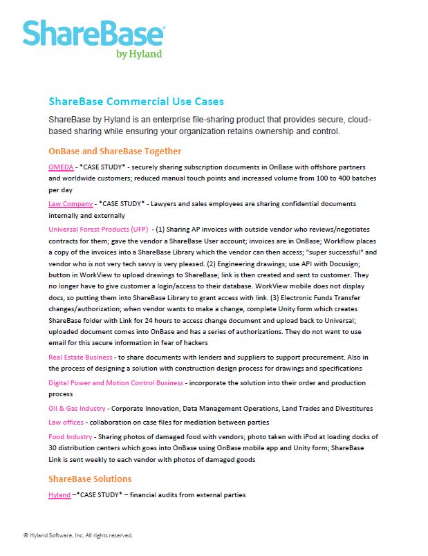 Solutions ShareBase For Commercial Space Kyocera Software Document Management Thumb, Brandon Business Machines, Copiers, Printers, MFP, Kyocera, Copystar, HP, KIP, FL, Florida, Service, Supplies, Sales