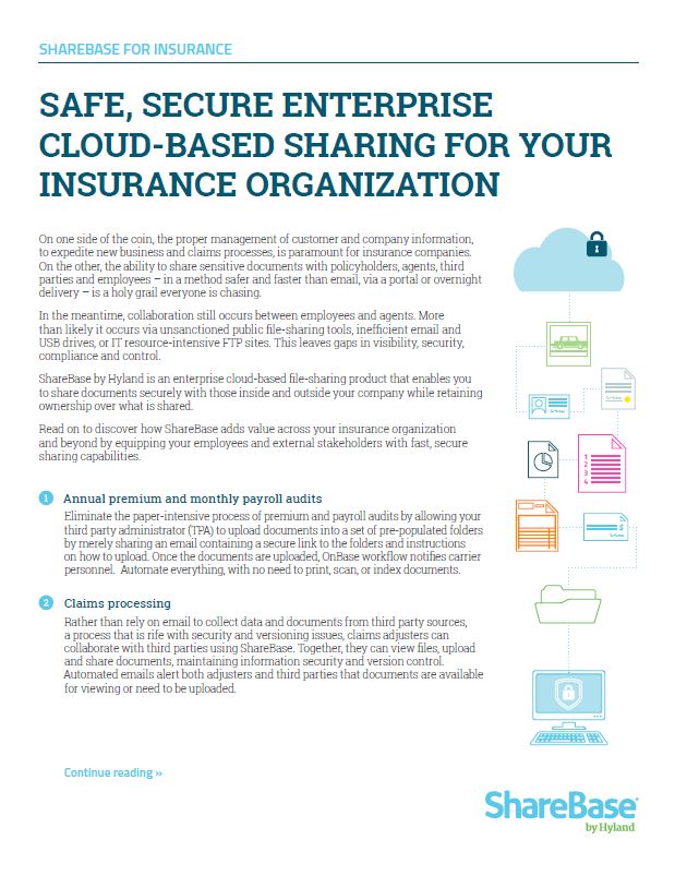 Solutions ShareBase For Insurance Kyocera Software Document Management Thumb, Brandon Business Machines, Copiers, Printers, MFP, Kyocera, Copystar, HP, KIP, FL, Florida, Service, Supplies, Sales