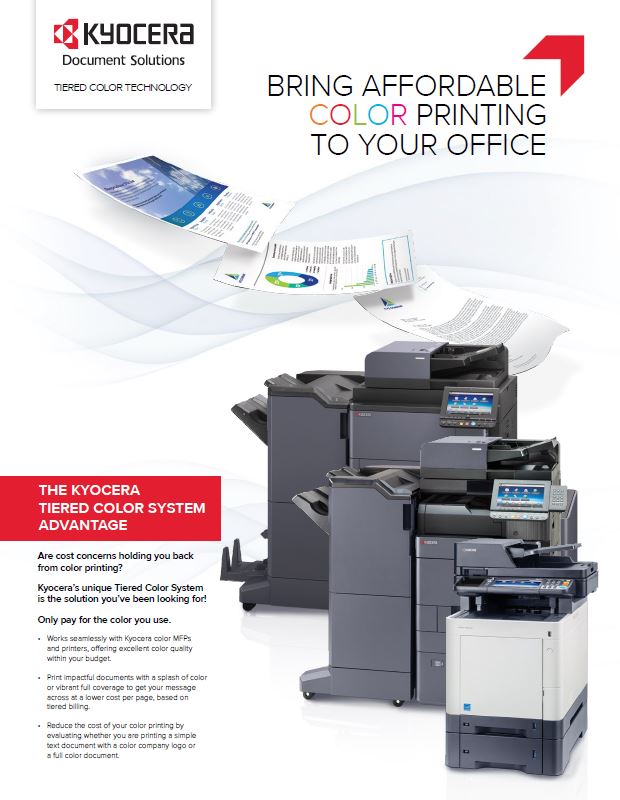 Kyocera Software Cost Control And Security Tiered Color Monitor Data Sheet Thumb, Brandon Business Machines, Copiers, Printers, MFP, Kyocera, Copystar, HP, KIP, FL, Florida, Service, Supplies, Sales